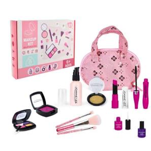 Dress Up Game Kit With Cosmetic Bag for Girls Toddler Princess Toys
