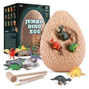 Jumbo Dino Egg Dig Kit with 12 Different Dinosaurs
