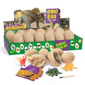 Dinosaur Eggs Dig Discover 12 Unique Dino Fossil 